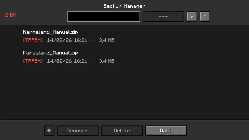 Bkups — Minecraft mod, rasm 3