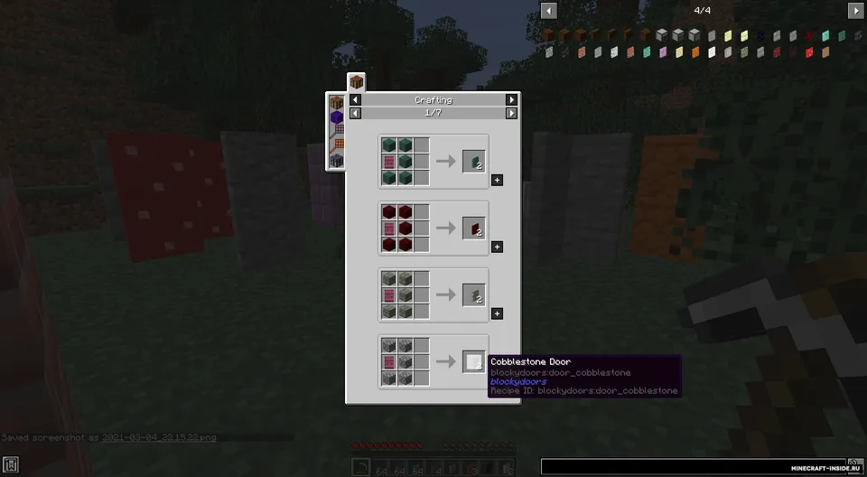 Blocky Stone Doors — Minecraft mod, rasm 3