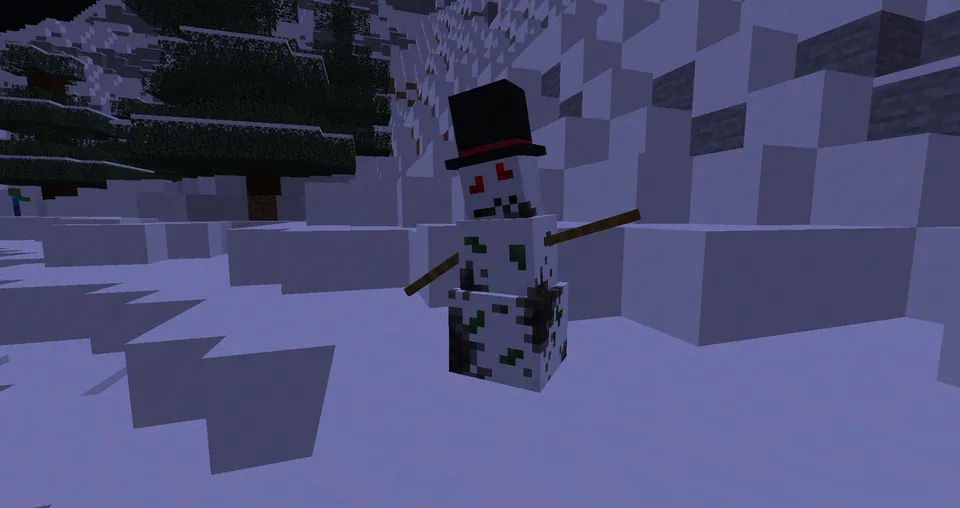 SCP-4230, The Snowman — Minecraft mod, rasm 3