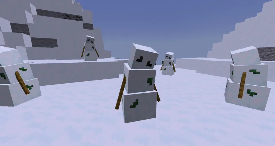 SCP-4230, The Snowman — Minecraft mod, rasm 4