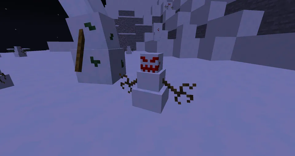 SCP-4230, The Snowman — Minecraft mod, rasm 5