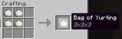 Bag of Yurting — Minecraft mod, rasm 5