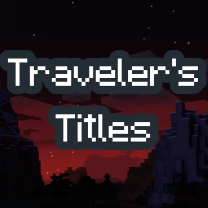 Traveler's Titles — Minecraft mod, rasm 1