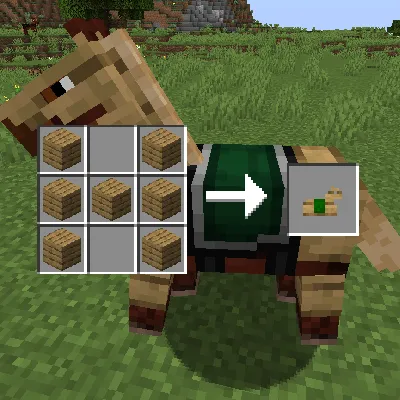 Wooden Horse Armor — Minecraft mod, rasm 1