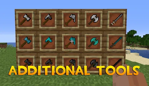 Additional Tools — Minecraft mod, rasm 1