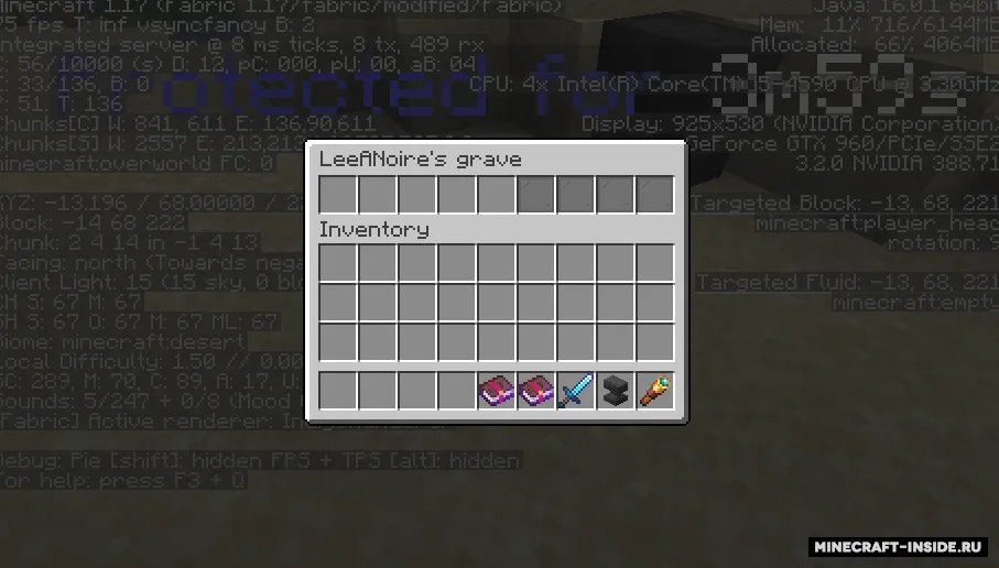 Universal Graves — Minecraft mod, rasm 2