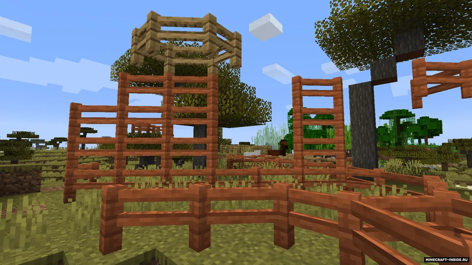 Diagonal Fences — Minecraft mod, rasm 2