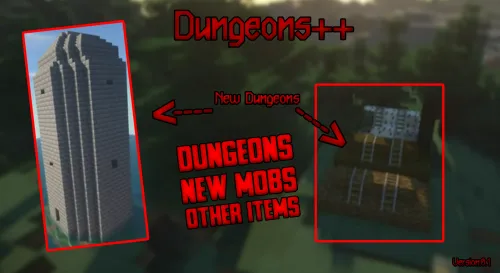 Dungeons++ — Minecraft mod, rasm 1