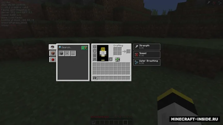 Centered Inventory — Minecraft mod, rasm 2
