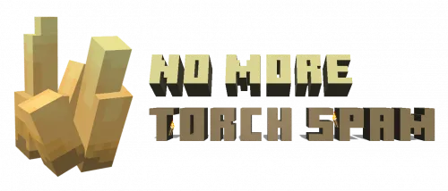 No More Torch Spam — Minecraft mod, rasm 1