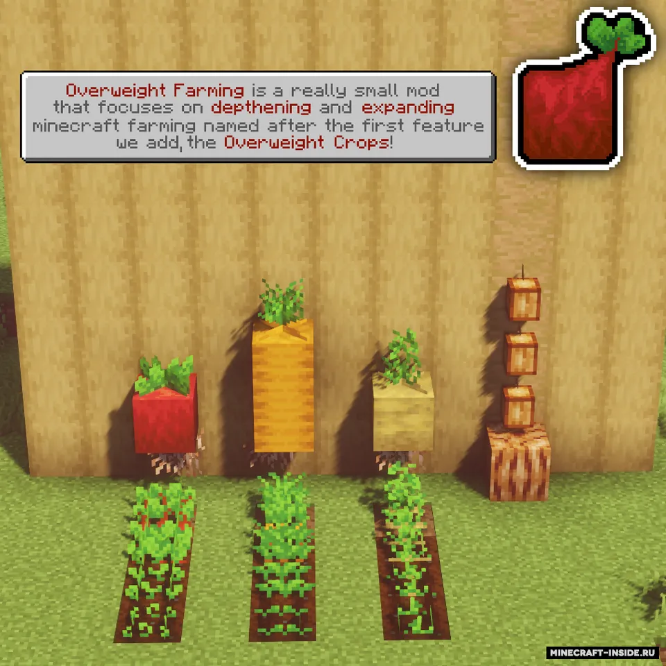 Overweight Farming — Minecraft mod, rasm 2
