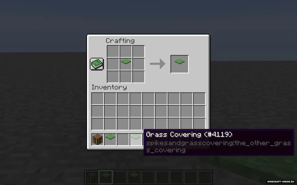 Spikes and Grass Covering — Minecraft mod, rasm 8