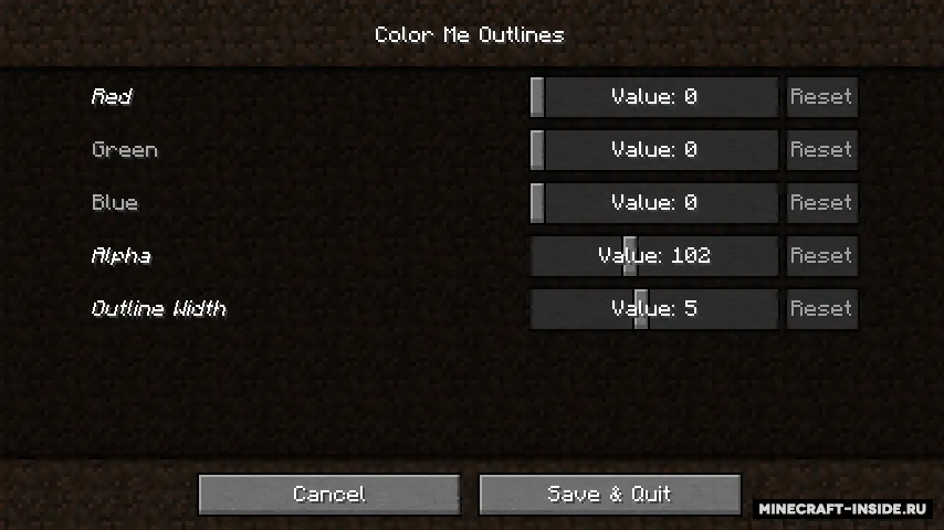 Color Me Outlines — Minecraft mod, rasm 4