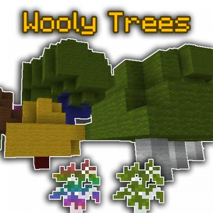Wooly Trees — Minecraft mod, rasm 1