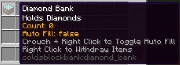 Colds: Block Bank — Minecraft mod, rasm 4