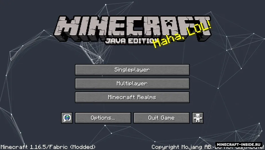 Particle Title Menu — Minecraft mod, rasm 2