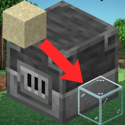 Smelting Sand in Blast Furnace — Minecraft mod, rasm 1