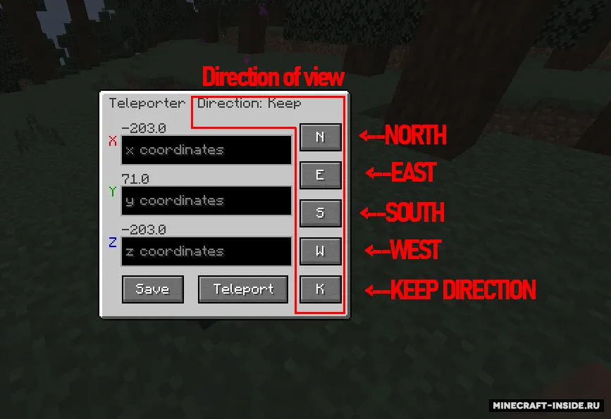 Besserer Teleporter — Minecraft mod, rasm 2