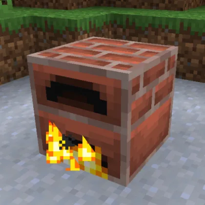 Brick Furnace — Minecraft mod, rasm 1