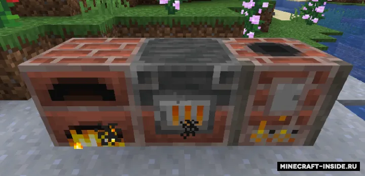 Brick Furnace — Minecraft mod, rasm 2