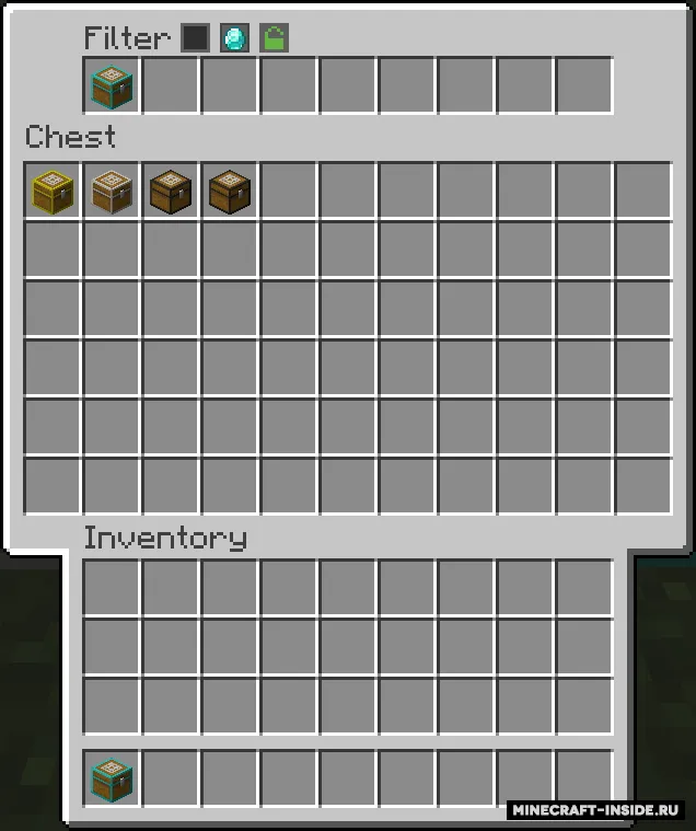 Filtered Chests — Minecraft mod, rasm 4