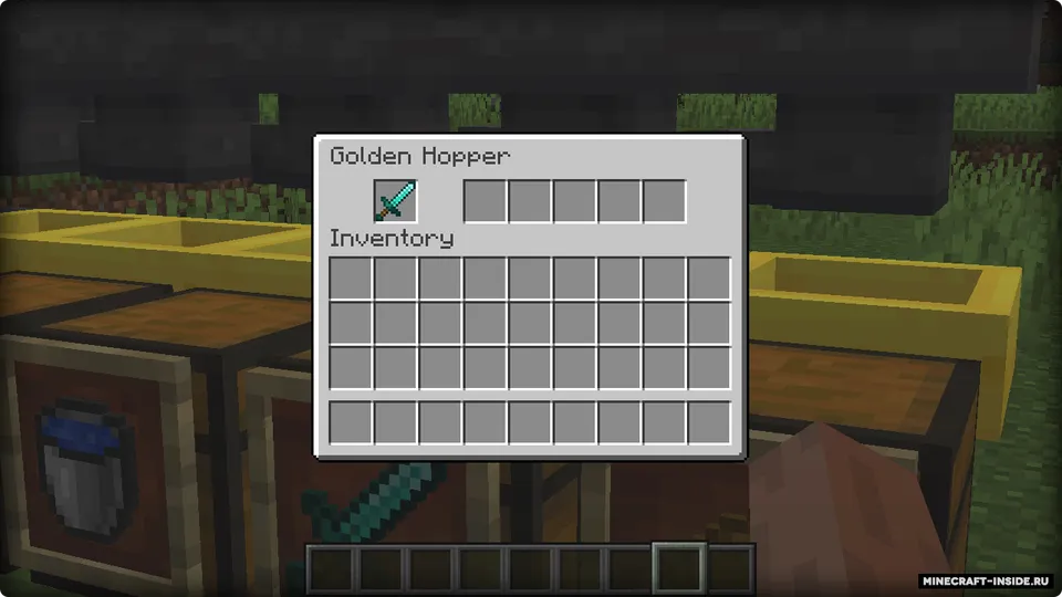 Golden Hopper — Minecraft mod, rasm 3