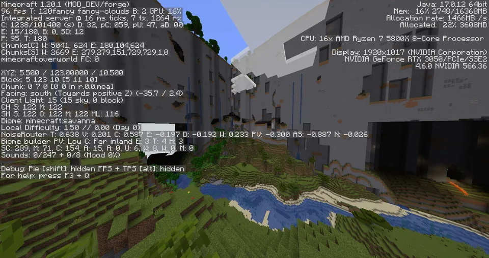 Customizable Farlands — Minecraft mod, rasm 3