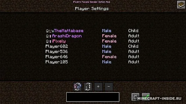 iPixeli's Gender — Minecraft mod, rasm 6