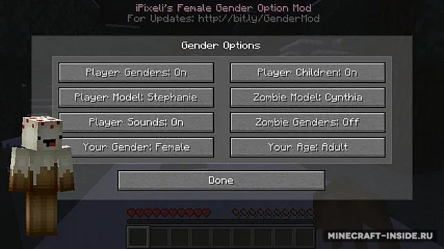 iPixeli's Gender — Minecraft mod, rasm 7