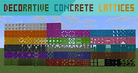 Decorative Concrete Lattices