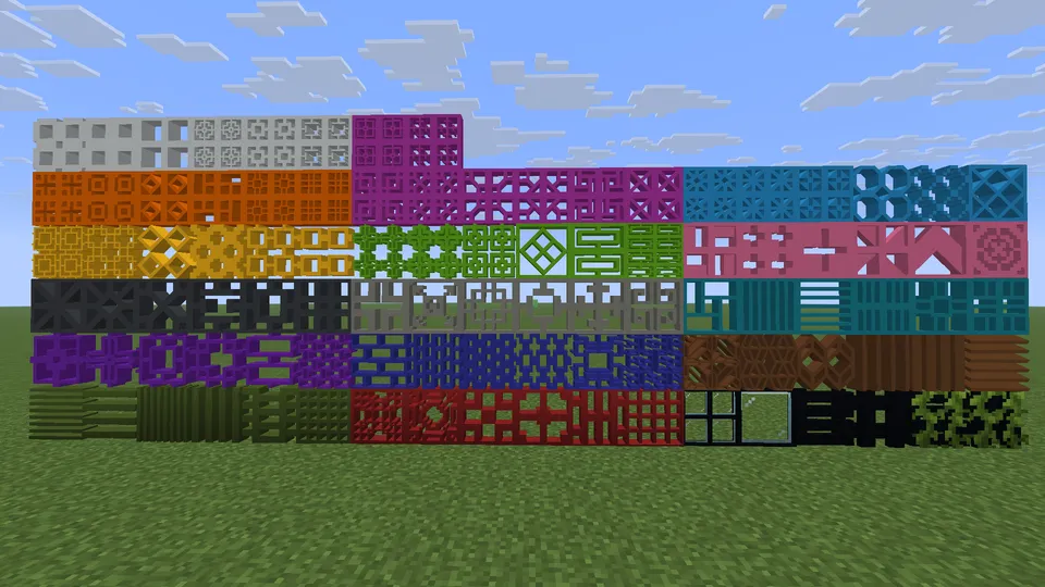 Decorative Concrete Lattices — Minecraft mod, rasm 4
