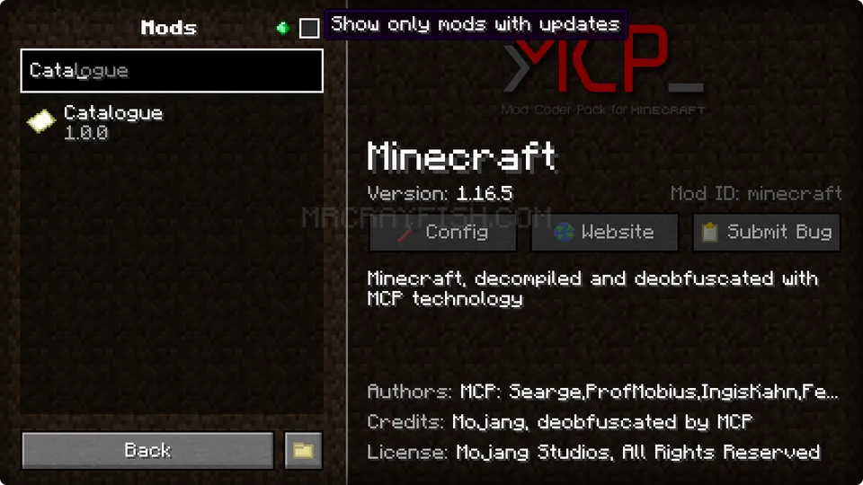 Catalogue — Minecraft mod, rasm 3