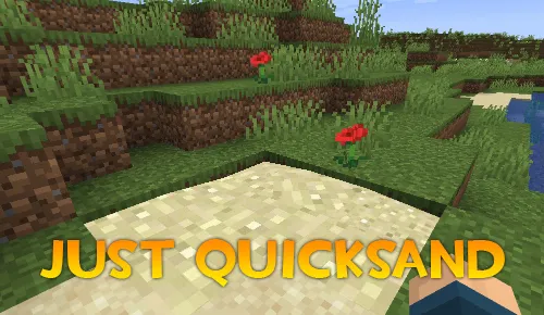 Just quicksand — Minecraft mod, rasm 1