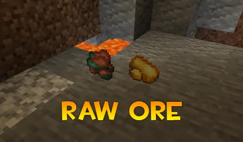 RawOre — Minecraft mod, rasm 1