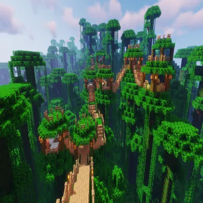 Jungle Villages — Minecraft mod, rasm 1