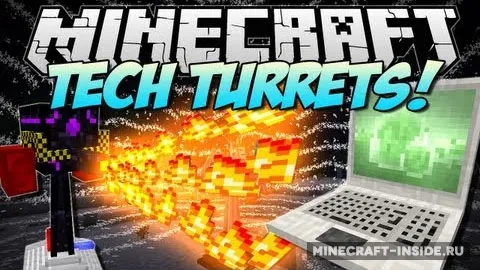 Turret Mod Rebirth — Minecraft mod, rasm 1