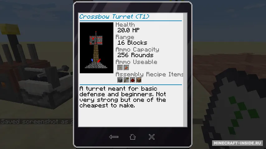 Turret Mod Rebirth — Minecraft mod, rasm 4