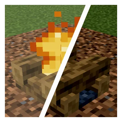 Campfire Overhaul — Minecraft mod, rasm 1