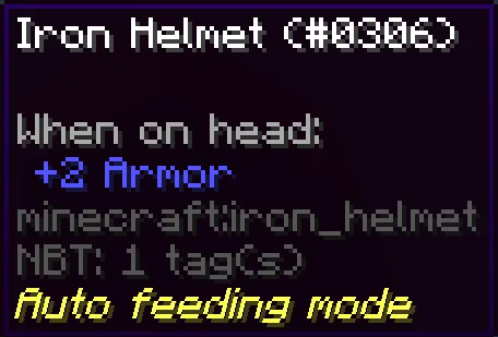 Auto Feeder Helmet — Minecraft mod, rasm 2