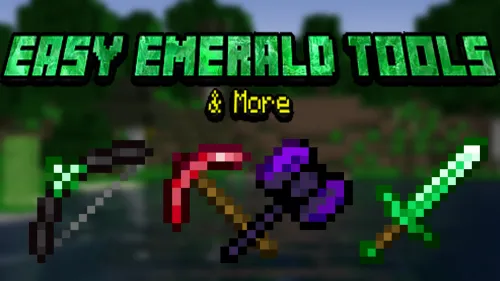 Easy Emerald Tools and More — Minecraft mod, rasm 1