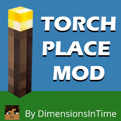 Torch Place — Minecraft mod, rasm 1