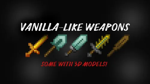 Vanilla-Like Weapons — Minecraft mod, rasm 1