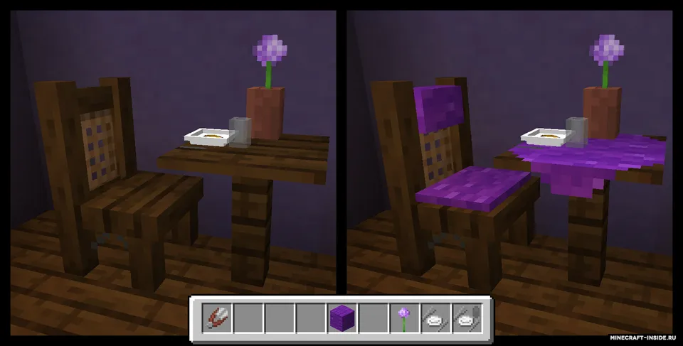 TableChair — Minecraft mod, rasm 6