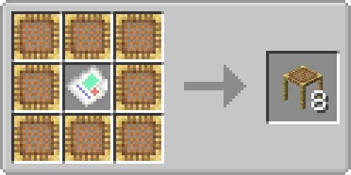 TableChair — Minecraft mod, rasm 7