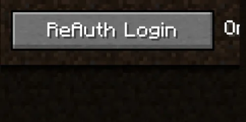 ReAuth — Minecraft mod, rasm 1