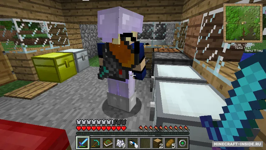 Back Tools — Minecraft mod, rasm 4