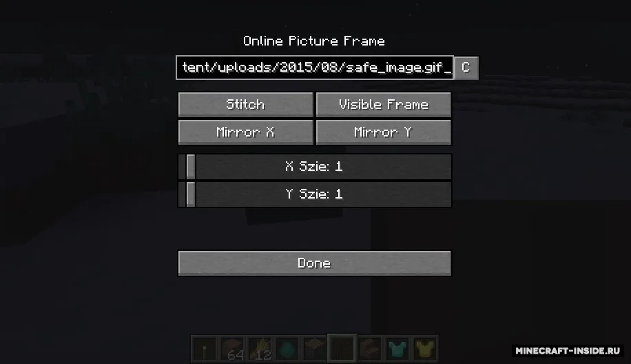 Modern Online Picture Frame — Minecraft mod, rasm 3