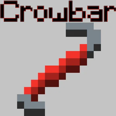 Crowbar tool — Minecraft mod, rasm 1