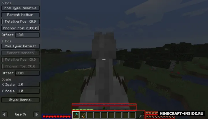 HUDTweaks — Minecraft mod, rasm 2