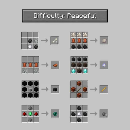 Peaceful Recipes — Minecraft mod, rasm 1